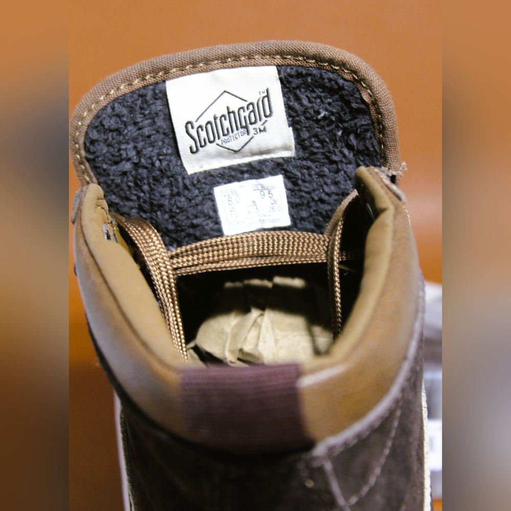 Vans Sk8 Hi MTE Dark earth/tan suede and leather. EUC  men's 8 - Picture 9 of 15